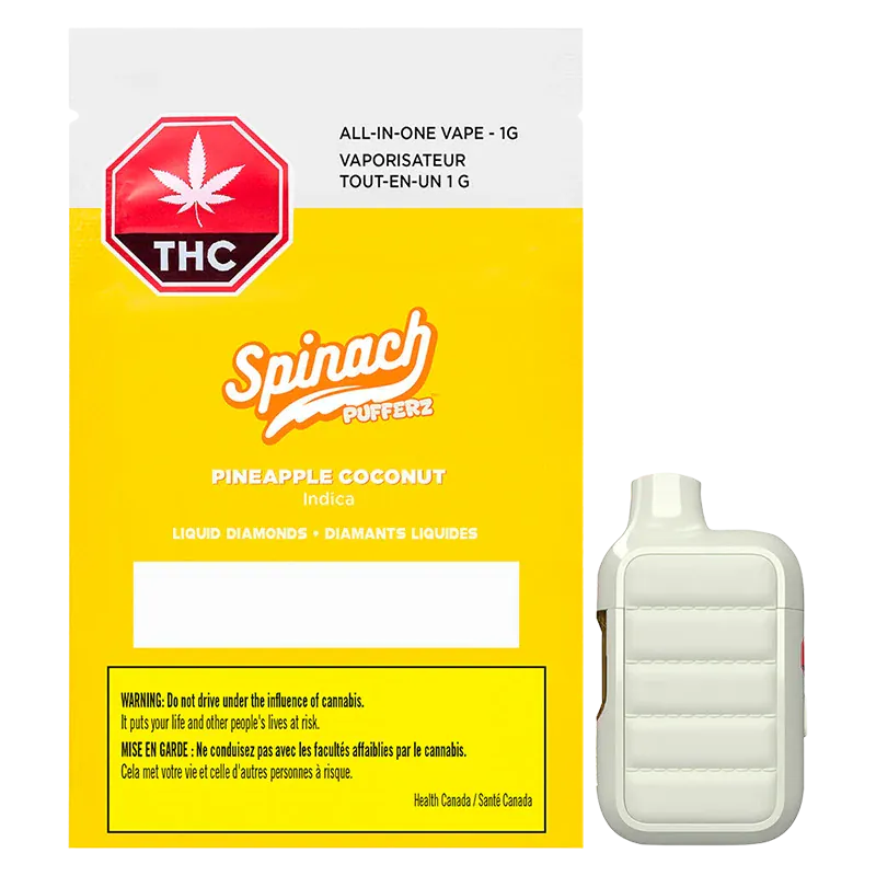 Pufferz Pineapple Coconut Liquid Diamonds Disposable Vape: Lowest Price |  Canna Cabana