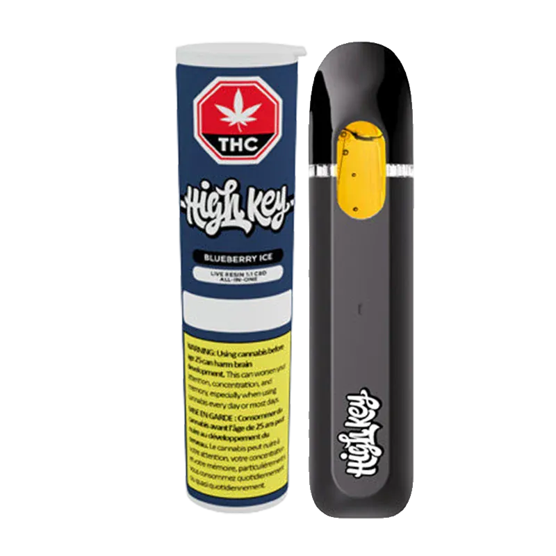 Blueberry Ice Live Resin 1:1 CBD All-In-One Vape: Lowest Price