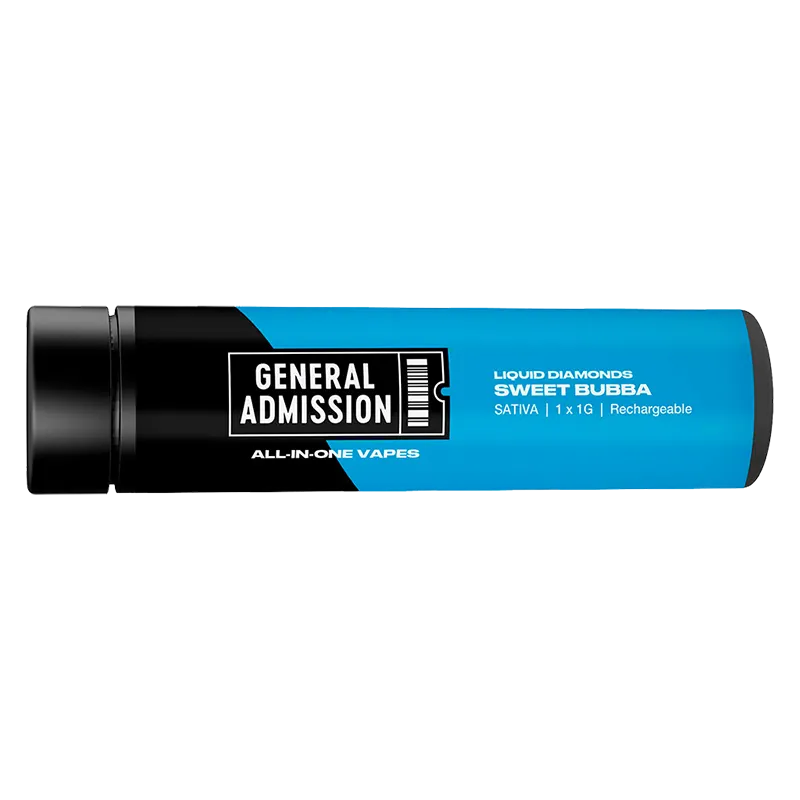 General Admission 1 g Sweet Bubba Liquid Diamond Disposable Vape Vapes