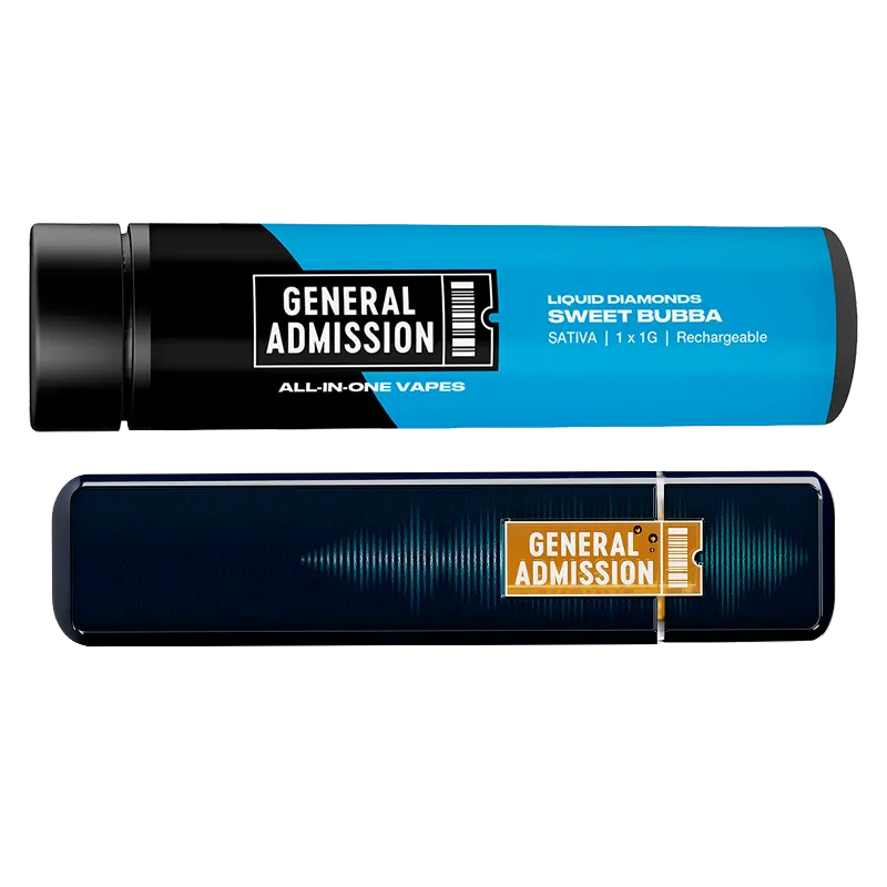 General Admission 1 g Sweet Bubba Liquid Diamond Disposable Vape Vapes