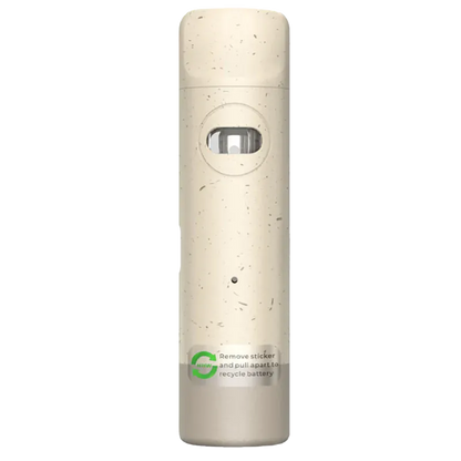 Front-facing view of the Biodegradable Strawberry Gary Liquid Diamonds Disposable Vape in a speckled beige finish, centered on a white background.
