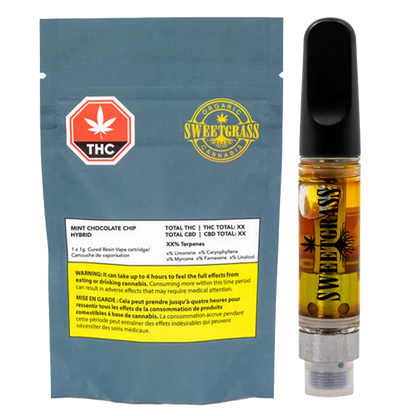 Mint Chocolate Chip Cured Resin Vape Cartridge: Lowest Price | Canna Cabana