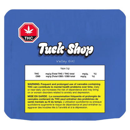 Tuck Shop 1 g Valley Girl Pure Cured Resin Disposable Vape Vapes