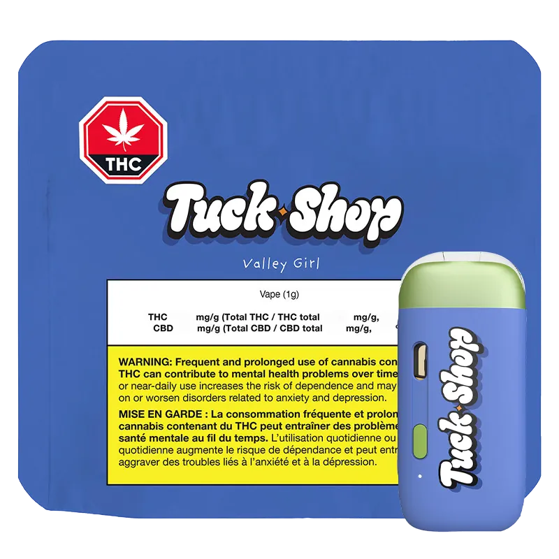 Tuck Shop 1 g Valley Girl Pure Cured Resin Disposable Vape Vapes