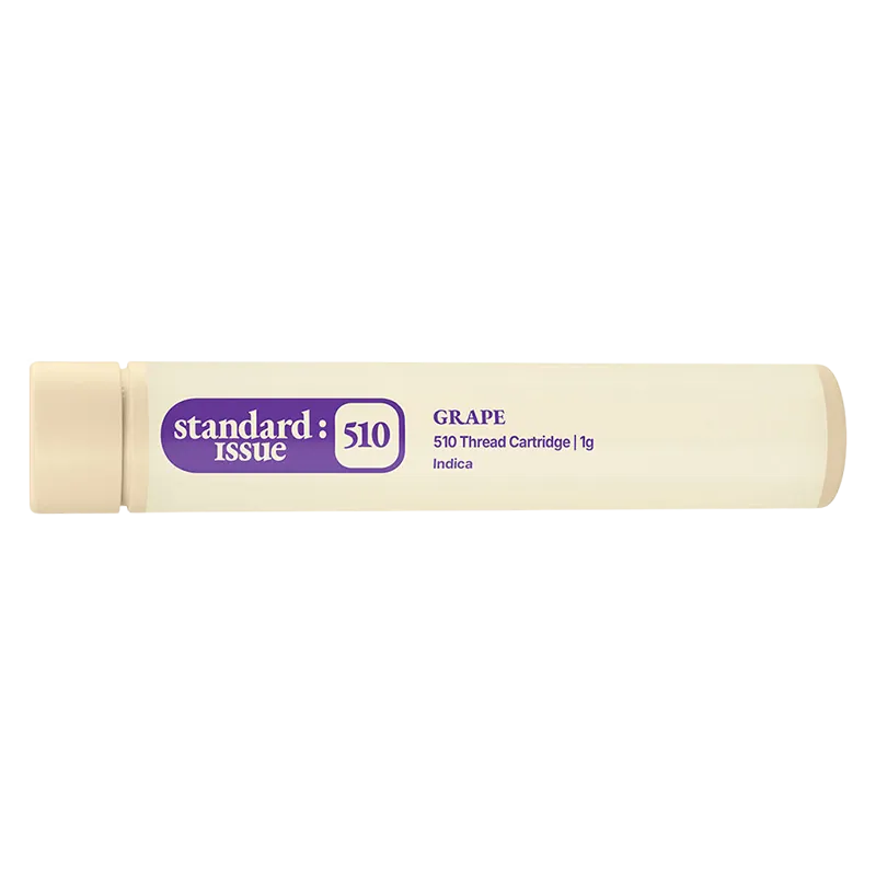 Standard Issue 1 g Grape Vape Cartridge 510 Carts