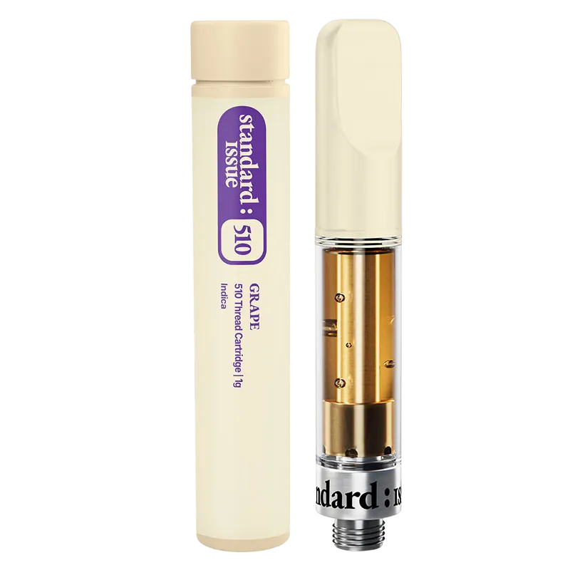 Standard Issue 1 g Grape Vape Cartridge 510 Carts