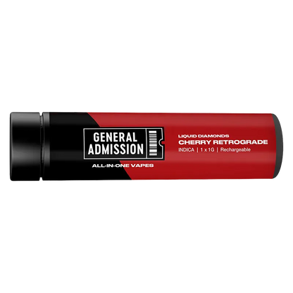 General Admission 1 g Cherry Retrograde Liquid Diamond Disposable Vape All-In-Ones