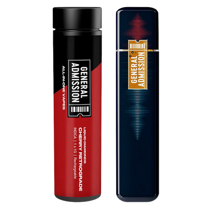 General Admission 1 g Cherry Retrograde Liquid Diamond Disposable Vape All-In-Ones