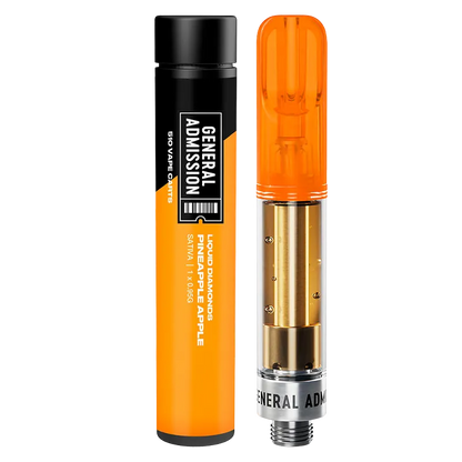 General Admission 0.95 g Pineapple Apple Liquid Diamond Vape Cartridge Vapes