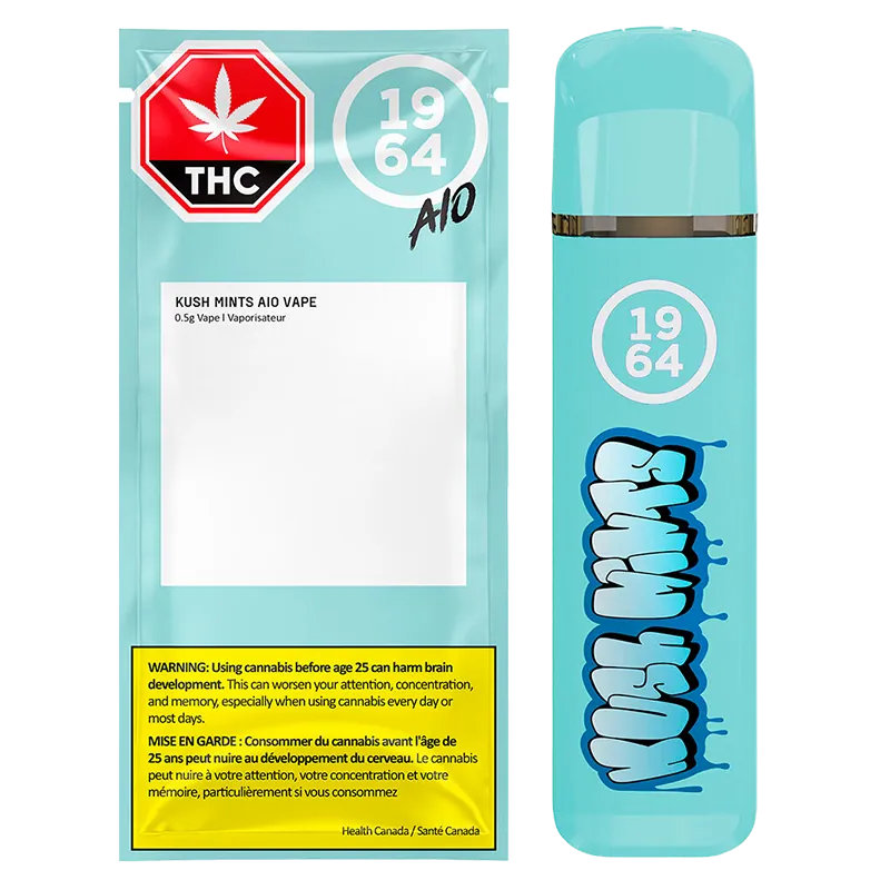 1964 0.5 g Kush Mints Fse Resin Disposable Vape Vapes