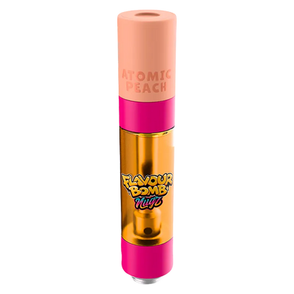 Nugz 0.95 g Flavour Bomb Atomic Peach Liquid Diamond Vape Cartridge Vapes