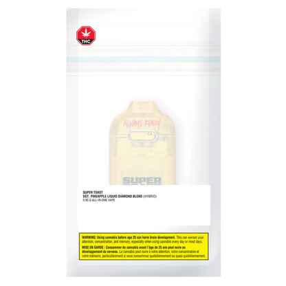 Super Toast 0.95 g Sgt. Pineapple Liquid Diamond Disposable Vape Vapes