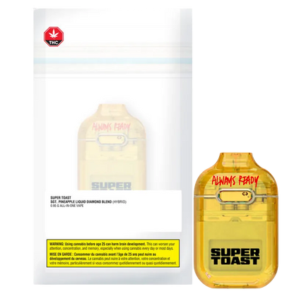 Super Toast 0.95 g Sgt. Pineapple Liquid Diamond Disposable Vape Vapes