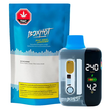 Blue Razz Lemonade Liquid Diamond Charged AIO Vape