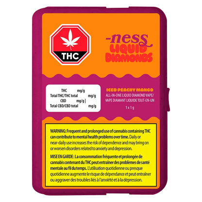Peach Mango Liquid Diamond Disposable Vape