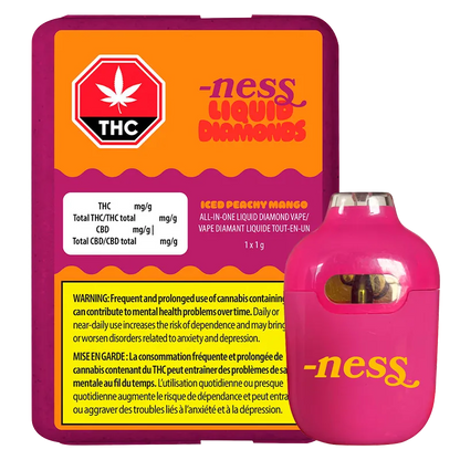 Peach Mango Liquid Diamond Disposable Vape