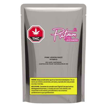 Pink Lemon Razz Liquid Diamond Vape Cartridge