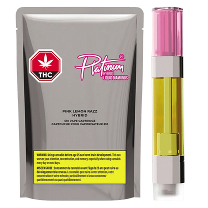 Pink Lemon Razz Liquid Diamond Vape Cartridge