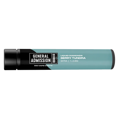 General Admission 0.95 g Berry Tundra Liquid Diamond Vape Cartridge Vapes