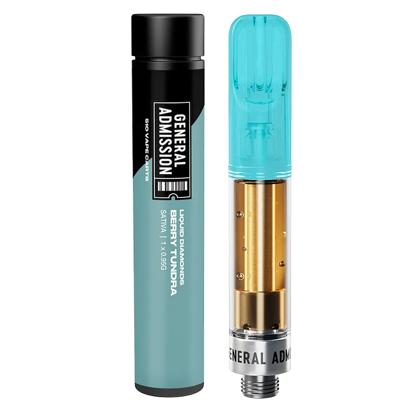 General Admission 0.95 g Berry Tundra Liquid Diamond Vape Cartridge Vapes