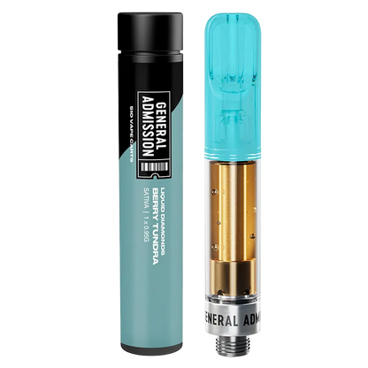 General Admission 0.95 g Berry Tundra Liquid Diamond Vape Cartridge Vapes