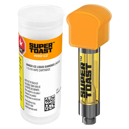 Super Toast 1 g Mango Ice Liquid Diamonds Vape Cartridge Vapes
