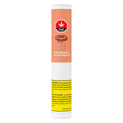 Fuego Red 1 g White RNTZ Liquid Diamond Vape Cartridge Vapes