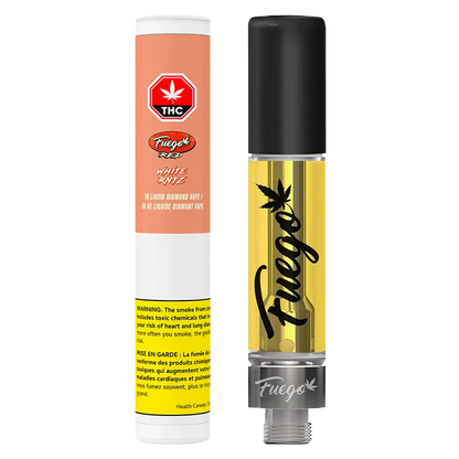 Fuego Red 1 g White RNTZ Liquid Diamond Vape Cartridge Vapes