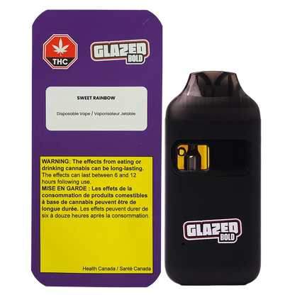 Glazed 1 g Sweet Rainbow Disposable Vape Vapes
