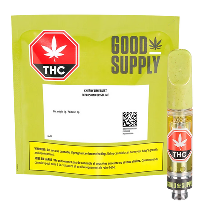 Good Supply 1 g Cherry Lime Blast Vape Cartridge Vapes