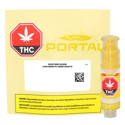 Portal 0.95 g Redshift Berry Lemonade Liquid Diamond Vape Cartridge Vapes