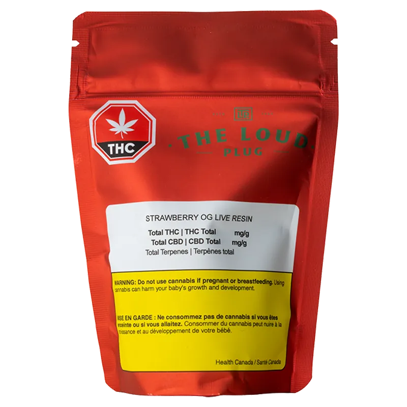 The Loud Plug 1 g Strawberry OG Live Resin Concentrates