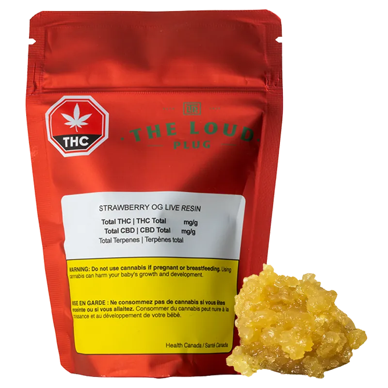The Loud Plug 1 g Strawberry OG Live Resin Concentrates