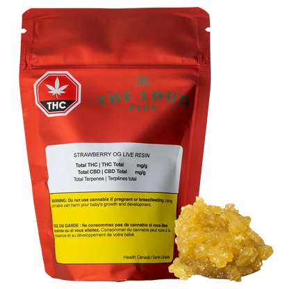 The Loud Plug 1 g Strawberry OG Live Resin Concentrates
