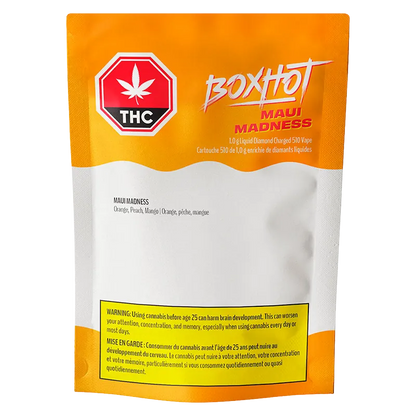 Boxhot 1 g Maui Madness Liquid Diamond Charged Vape Cartridge Vapes