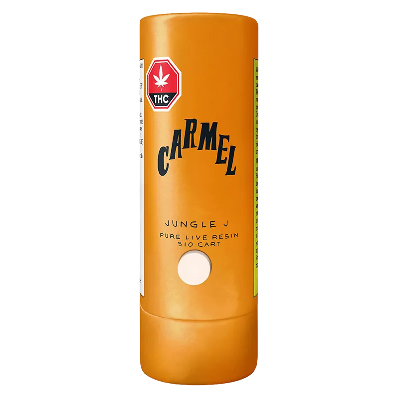 Carmel 1 g Jungle J Pure Live Resin Vape Cartridge Vapes
