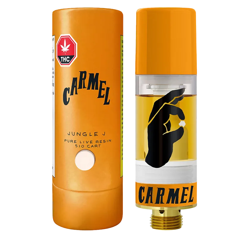 Carmel 1 g Jungle J Pure Live Resin Vape Cartridge Vapes