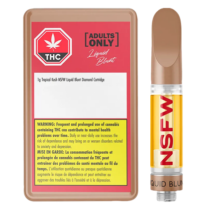 Adults Only 1 g Tropical Kush NSFW Liquid Diamond Vape Cartridge Vapes