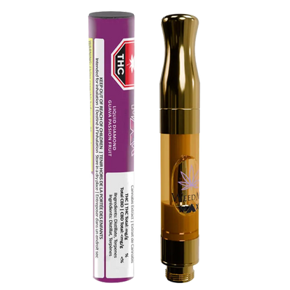 Weed Me Max 1 g Liquid Diamond Guava Passion Fruit Vape Cartridge Vapes