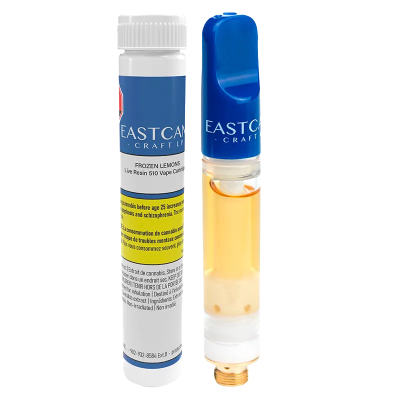 EastCann 1 g Frozen Lemons Pure Live Resin Vape Cartridge Vapes