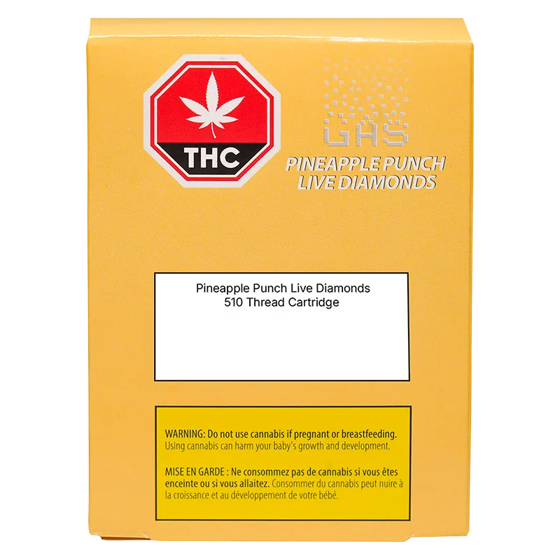 (GAS) 1 g Pineapple Punch Live Diamonds Disposable Vape Vapes