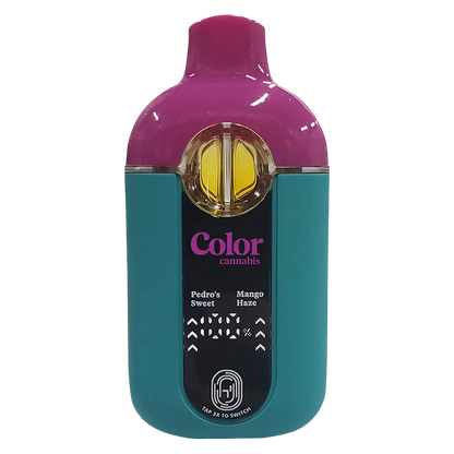 Color Cannabis 1.2 g Pedro’s Sweet + Mango Haze Live Resin Dual Disposable Vape Vapes