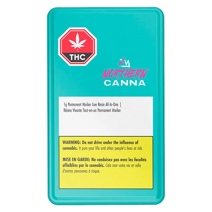 Northern Canna 1 g Permanent Marker live resin Disposable Vape Vapes