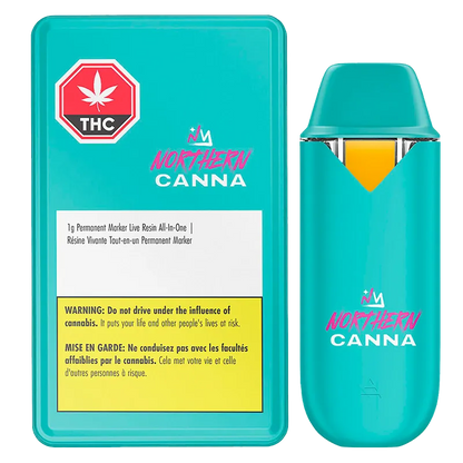 Northern Canna 1 g Permanent Marker live resin Disposable Vape Vapes