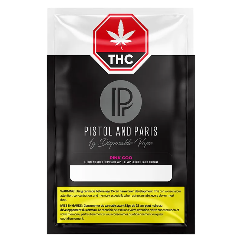 Pistol and Paris 1 g Pink Goo Diamond Sauce Disposable Vape Vapes