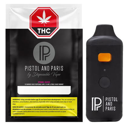 Pistol and Paris 1 g Pink Goo Diamond Sauce Disposable Vape Vapes