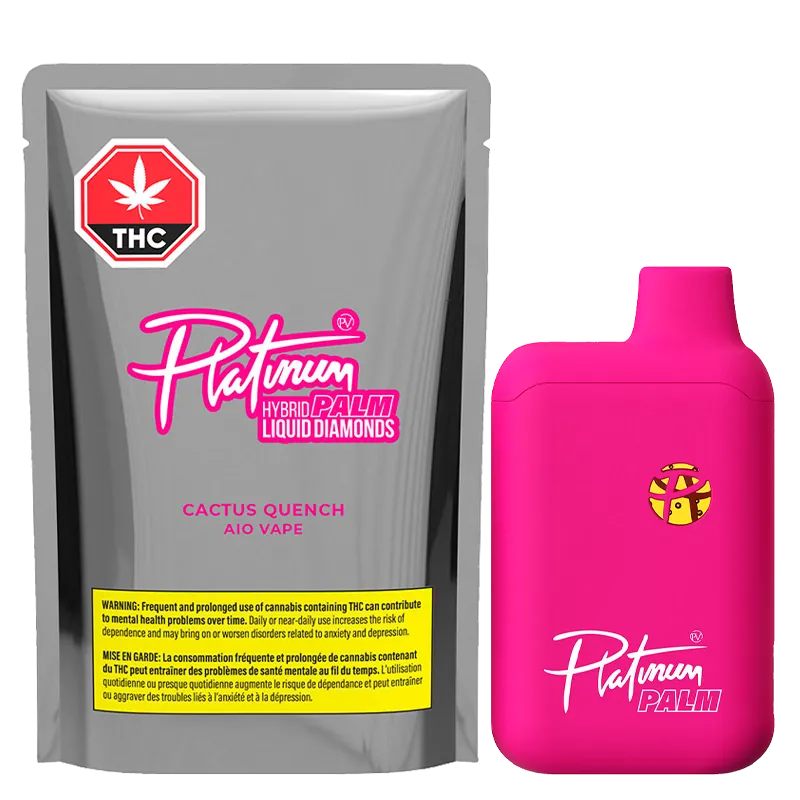 Platinum 1 g Cactus Quench Liquid Diamond Disposable Vape Vapes