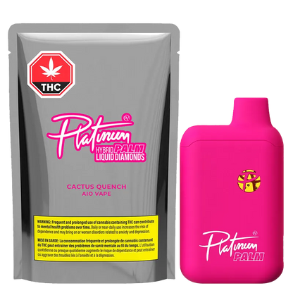 Platinum 1 g Cactus Quench Liquid Diamond Disposable Vape Vapes