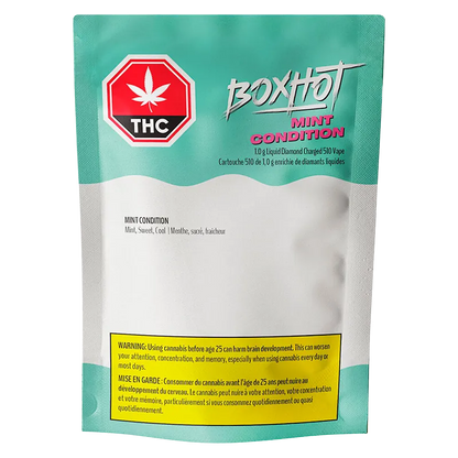 BOXHOT 1 g Mint Condition Liquid Diamond Vape Cartridge Vapes