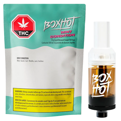 BOXHOT 1 g Mint Condition Liquid Diamond Vape Cartridge Vapes